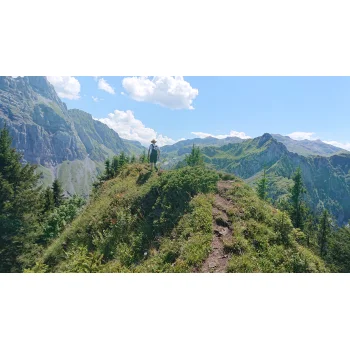Wanderweg am Leiststock