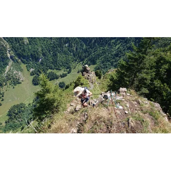 Wanderweg am Leiststock