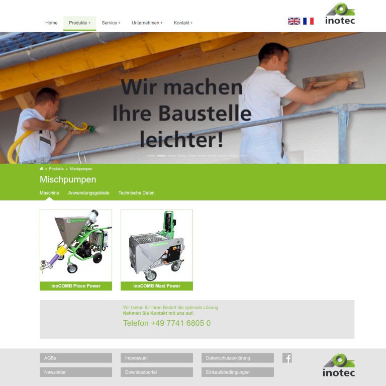 Inotec - Wir machen Ihre Baustelle leichter Inotec - Wir machen Ihre Baustelle leichter