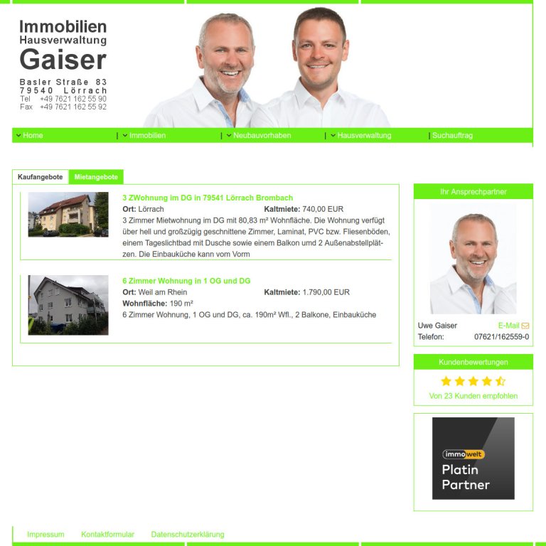 Immobilien Gaiser Immobilien Gaiser